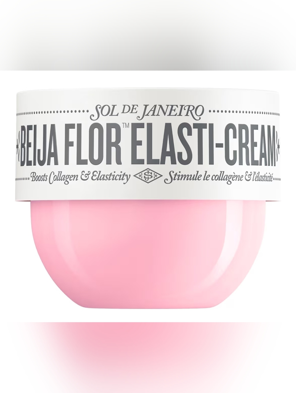 Sol de Janeiro Pink Beija Flor Elasti-Cream Moisturizer Jar